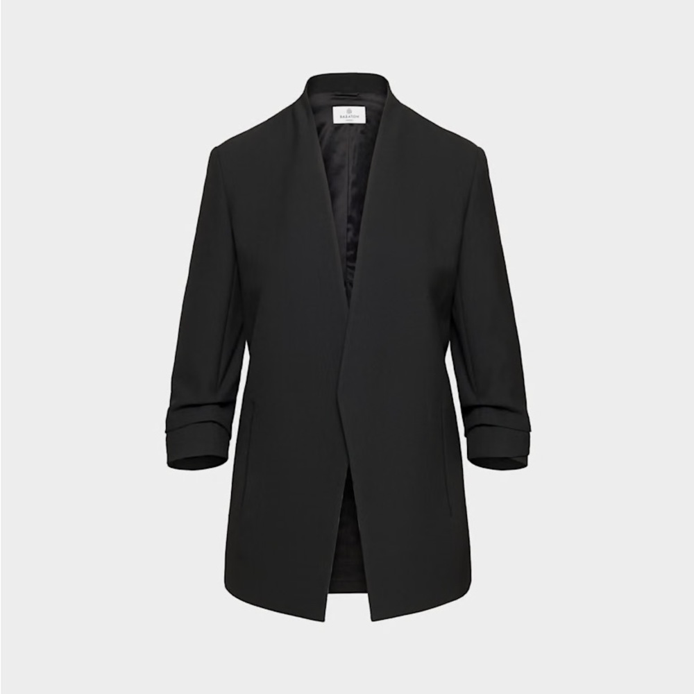 Aritzia Softly structured slim-fit open-front blazer